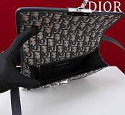 Bagsaaa Dior 30 Montaigne Bag Blue Dior Oblique Jacquard and Smooth Calfskin - 24 x 17 x 8 cm - 2