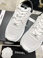 Bagsaaa Chanel Sneakers White&Black Mesh&Calfskin G38299 - 2