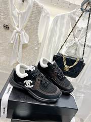 Bagsaaa Chanel Sneakers Black&White Mesh&Calfskin G38299 - 1