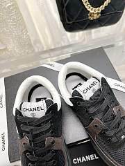 Bagsaaa Chanel Sneakers Black&White Mesh&Calfskin G38299 - 3