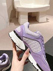 Bagsaaa Chanel Sneakers Lilac & Purple Wool Tweed G39066 - 4