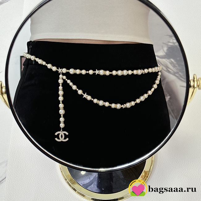 Bagsaaa Chanel Pearl Waist Belt - 1