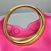 Bagsaaa Jacquemus The small Calino Mini ring handbag pink - 22.5*16.5*8.5 cm - 3