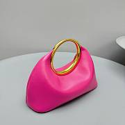 Bagsaaa Jacquemus The small Calino Mini ring handbag pink - 22.5*16.5*8.5 cm - 2