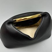 Bagsaaa Jacquemus The small Calino Mini ring handbag black - 22.5*16.5*8.5 cm - 2