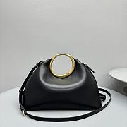 Bagsaaa Jacquemus The Calino Ring Handbag Black - 33*21*12.5 cm - 1