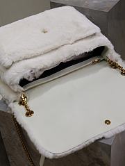 Bagsaaa YSL Niki Oversized In Shearling Off White - 47 X 34 X 16 CM - 4