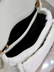 Bagsaaa YSL Niki Oversized In Shearling Off White - 47 X 34 X 16 CM - 3