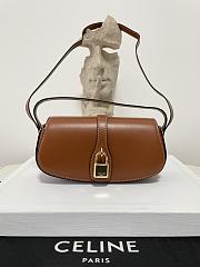 Bagsaaa Celine Clutch On Strap Tabou In Smooth calfskin Brown - 18.5 x 9.5 x 5 CM - 1