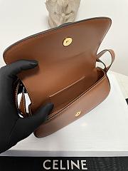 Bagsaaa Celine Clutch On Strap Tabou In Smooth calfskin Brown - 18.5 x 9.5 x 5 CM - 3