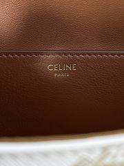 Bagsaaa Celine Clutch On Strap Tabou In Triomphe Canvas and Calfskin - 18.5 x 9.5 x 5 CM - 3