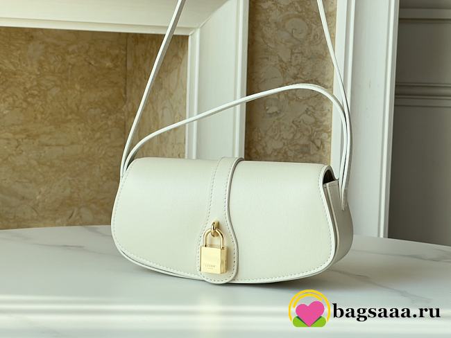 Bagsaaa Celine Clutch On Strap Tabou In Smooth Calfskin Light Beige - 18.5 x 9.5 x 5 CM - 1