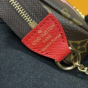 Bagsaaa Louis Vuitton M12205 Mini Pochette Accessoires Candy Red - 10.5 x 4 x 15.5 cm - 2