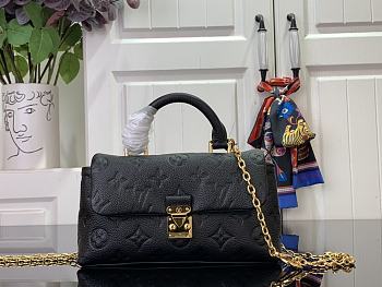 Bagsaaa Louis Vuitton M12144 Nano Madeleine Black - 12.5 x 6 x 21 cm