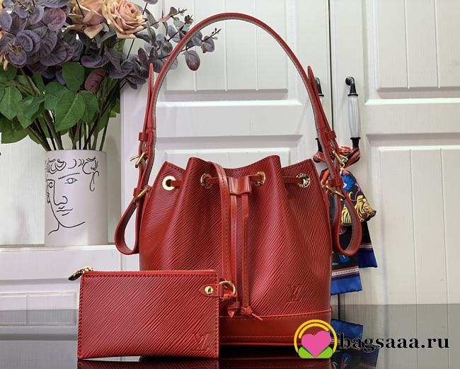 Bagsaaa Louis Vuitton M24675 Noé BB Red - 20 x 15 x 20 cm - 1