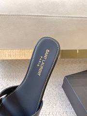 Bagsaaa YSL Tribute Mules In Smooth Leather Black - 2