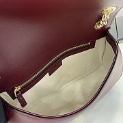 Bagsaaa Gucci Blondie small shoulder bag 815715 red - 26.5x16x8 cm - 4