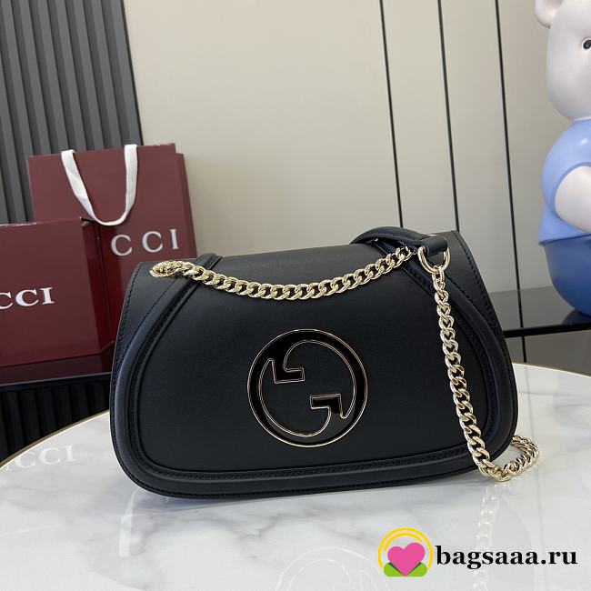 Bagsaaa Gucci Blondie small shoulder bag 815715 black - 26.5x16x8 cm - 1