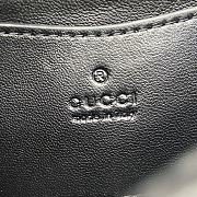 Bagsaaa Gucci GG Milano Mini Top Handle Bag 806017 Black Leather - 21 x 12.5 x 4.5cm - 2