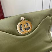 Bagsaaa Gucci GG Milano Mini Top Handle Bag 806017 Olive Green - 21 x 12.5 x 4.5cm - 2