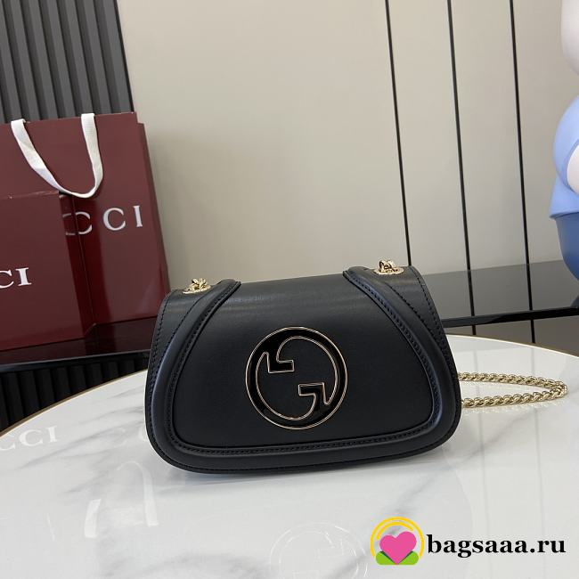 Bagsaaa Gucci Blondie mini shoulder bag 815711 black - 21.5 x 11 x 8 cm - 1