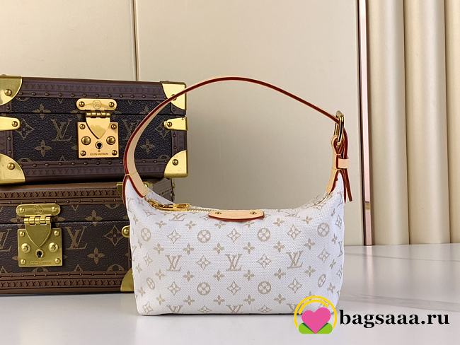 Bagsaaa Louis Vuitton M12433 Hills Pochette Bag Mastic Beige - 18.5 x 11 x 6.5 cm - 1