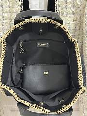 Bagsaaa Chanel Large Shopping Bag Black & Beige A66941 - 2