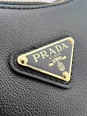 Bagsaaa Prada Aimée medium leather shoulder bag black - 31*18*10cm - 2