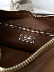 Bagsaaa Prada Aimée medium leather shoulder bag brown - 31*18*10cm - 3