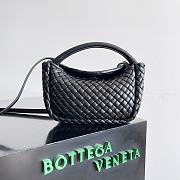 Bagsaaa Bottega Veneta Small Cobble Top Handle 805739 Black - 23*11*8 cm - 1