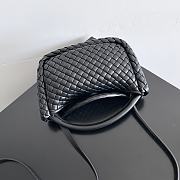 Bagsaaa Bottega Veneta Small Cobble Top Handle 805739 Black - 23*11*8 cm - 4