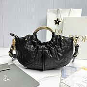 Bagsaaa Dior Walk in Dior Purse Black Macrocannage Calfskin - 36 x 27cm - 1