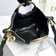 Bagsaaa Dior Walk in Dior Purse Black Macrocannage Calfskin - 36 x 27cm - 4