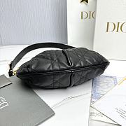 Bagsaaa Dior Walk in Dior Purse Black Macrocannage Calfskin - 36 x 27cm - 3