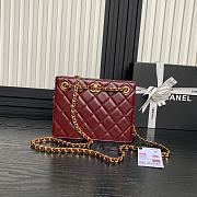 Bagsaaa Chanel Small Tote AS5204 Dark Brown -  16 x 21 x 7cm - 1