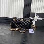 Bagsaaa Chanel Clutch Black Lambskin AS5203 -  13 x 27 x 7cm - 1