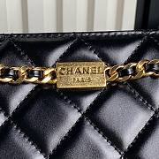 Bagsaaa Chanel Clutch Black Lambskin AS5203 -  13 x 27 x 7cm - 3