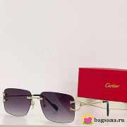 Bagsaaa Cartier C Decor Sunglasses Gold Frame - 1