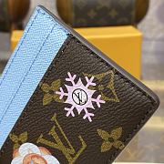 Bagsaaa Louis Vuitton M12227 LV Charms Card Holder Blue - 10.2 x 7.3 x 0.3 cm - 3