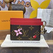 Bagsaaa Louis Vuitton M12215 LV Charms Card Holder Red - 10.2 x 7.3 x 0.3 cm - 4