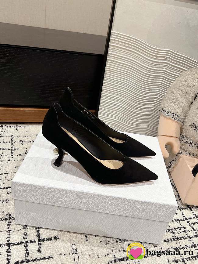 Bagsaaa Dior Tribales Pump Black Suede - 1