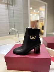 Bagsaaa Valentino Vlogo Signature Calfskin Ankle Boot 7.5 cm - 3