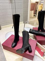 Bagsaaa Valentino Vlogo Signature Calfskin Boot Black 70mm - 4