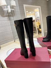 Bagsaaa Valentino Vlogo Signature Calfskin Boot Black 70mm - 2