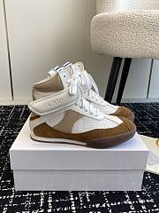 Bagsaaa Chloé Kick high-top sneaker Natural Brown - 1