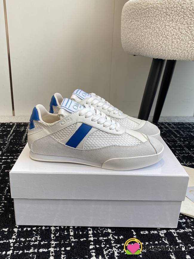 Bagsaaa Chloé Kick sneaker white & blue  - 1