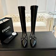 Bagsaaa Chanel High Boots Black Lambskin G45911 - 1