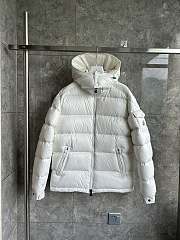 Bagsaaa Moncler White Puffer Jacket - 1