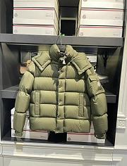 Bagsaaa Moncler Olive Green Puffer Jacket - 1