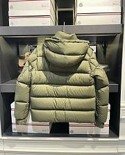 Bagsaaa Moncler Olive Green Puffer Jacket - 3